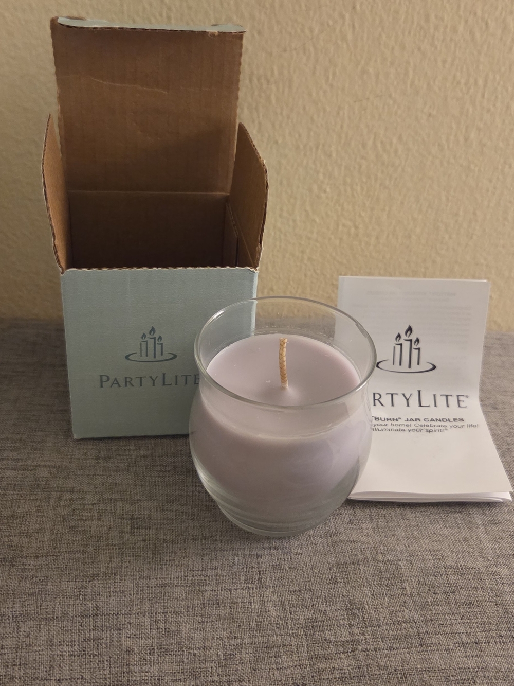 PartyLite (Retired) Lilac Scented Mini Barrel Jar Candle